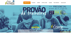 Desktop Screenshot of colegiocriarteriopreto.com.br