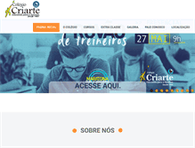Tablet Screenshot of colegiocriarteriopreto.com.br